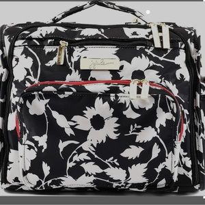 Jujube BFF legacy collection black white diaper backpack bag